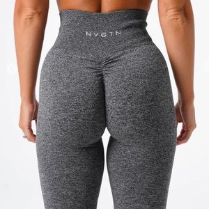 NVGTN grey scrunch leggings